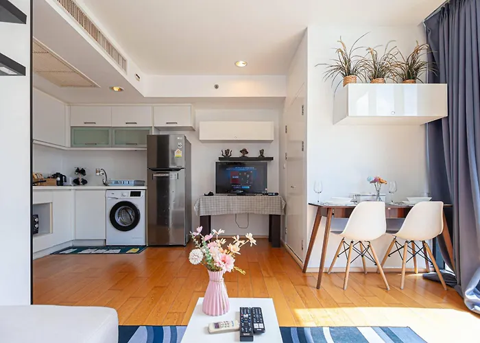 Apartamento Cozy 1 Bedroom Sukhumvit 55 Bts Thong Lor *